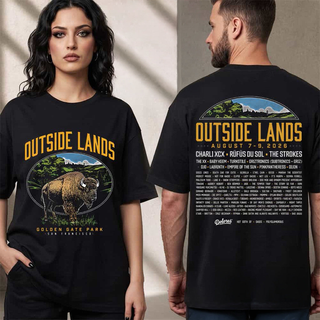 Outside Lands 2026 Festival T-Shirt Outside Lands Merch Collectible Gifts For Fans - Merchluma