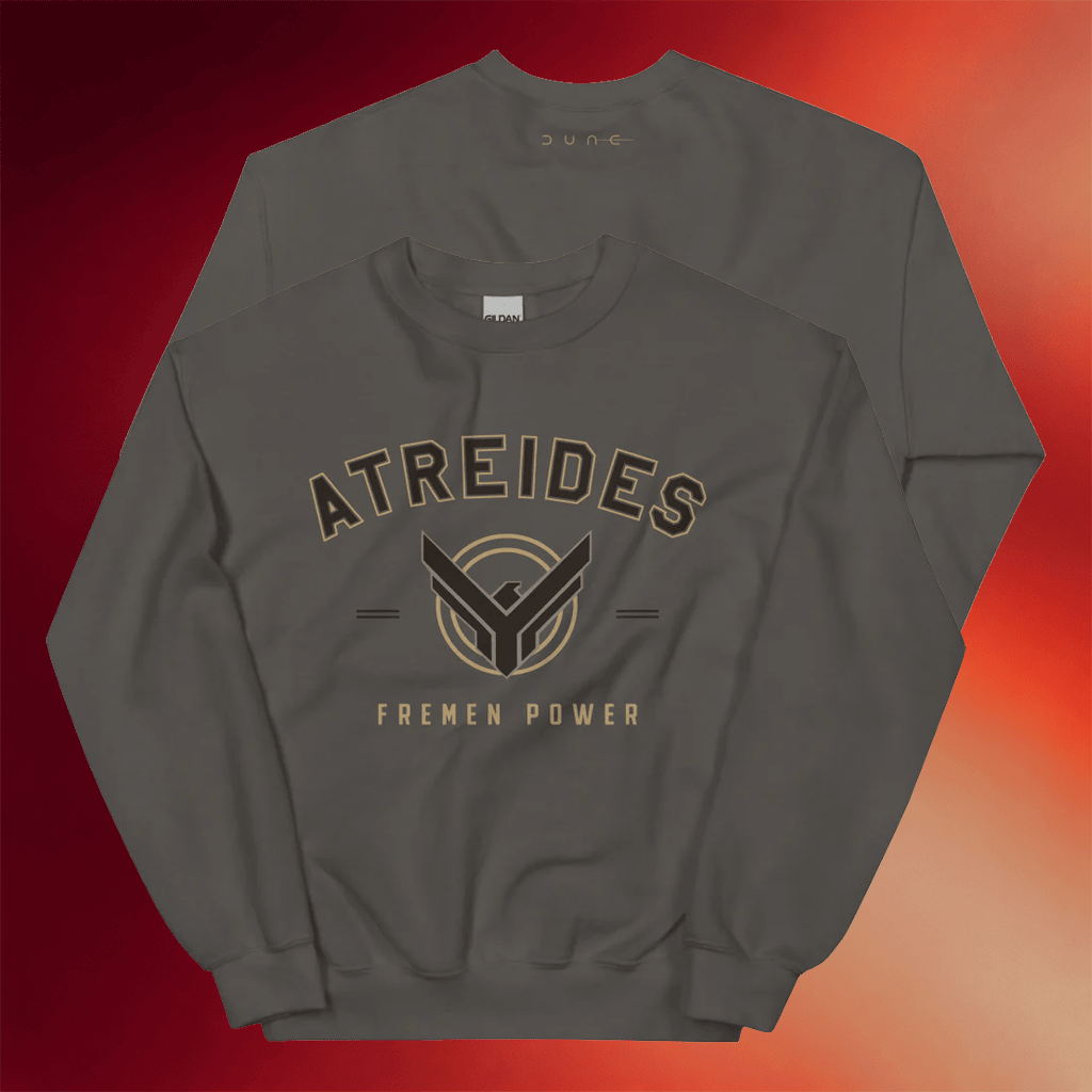 Dune Merch 2026 Atreides Fremen Power Collegiate Crewneck Sweatshirt Gifts For Boyfriend - Merchluma