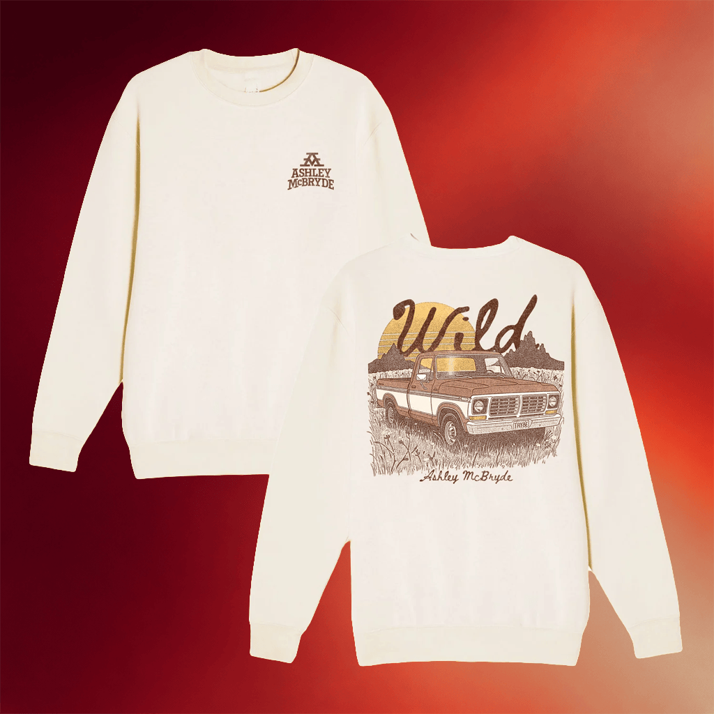 Ashley McBryde Merch 2026 Wild Sweatshirt Ashley McBryde Sweatshirt Gifts For Country Fans - Merchluma