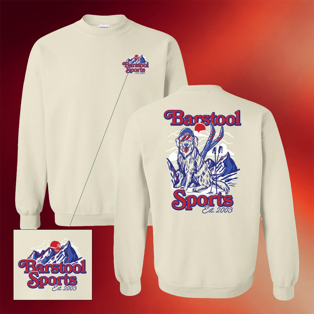 Barstool Sports Merch Barstool Sports Dog Ski Mountain Sweatshirt Gifts For Fans - Merchluma