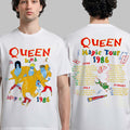 Queen A Kind Of Magic Merch Capsule 1986 Vintage White Tour T-Shirt Birthday Ideas For Men - Merchluma
