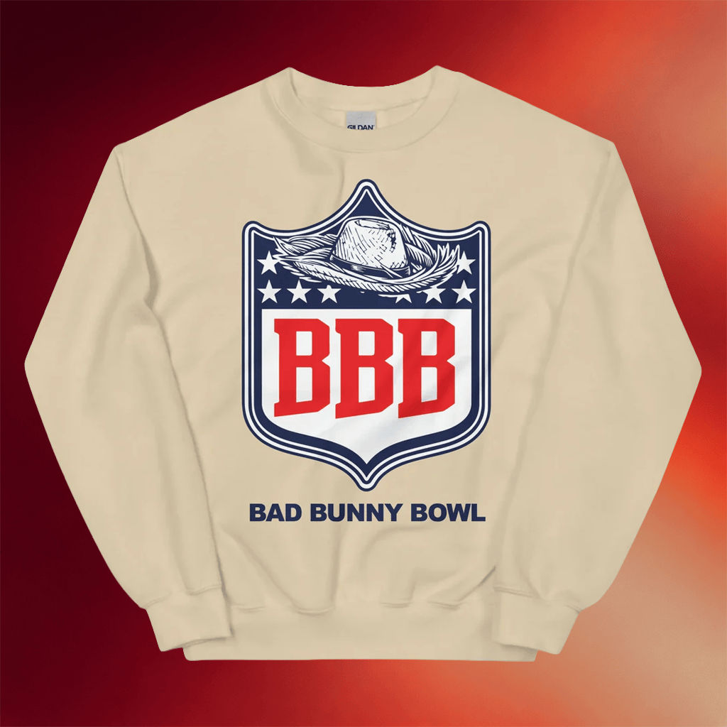Bronx Native Merch 2026 BBB Sweatshirt Bad Bunny Super Bowl Merch Unique Gift For Friends - Merchluma
