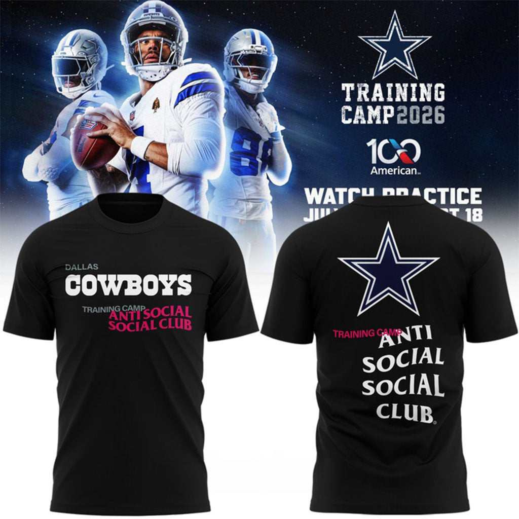 Dallas Cowboys Training Camp 2026 T-Shirt Dallas Cowboys Merch Gift For Football Lovers - Merchluma