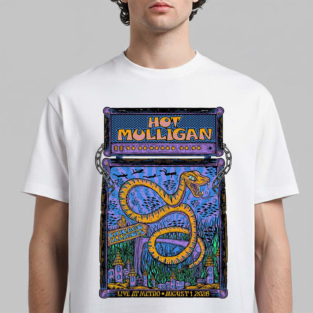 Hot Mulligan Live At Metro Chicago Illinois 2026 Event T-Shirt Hot Mulligan Merch Gifts Ideas - Merchluma