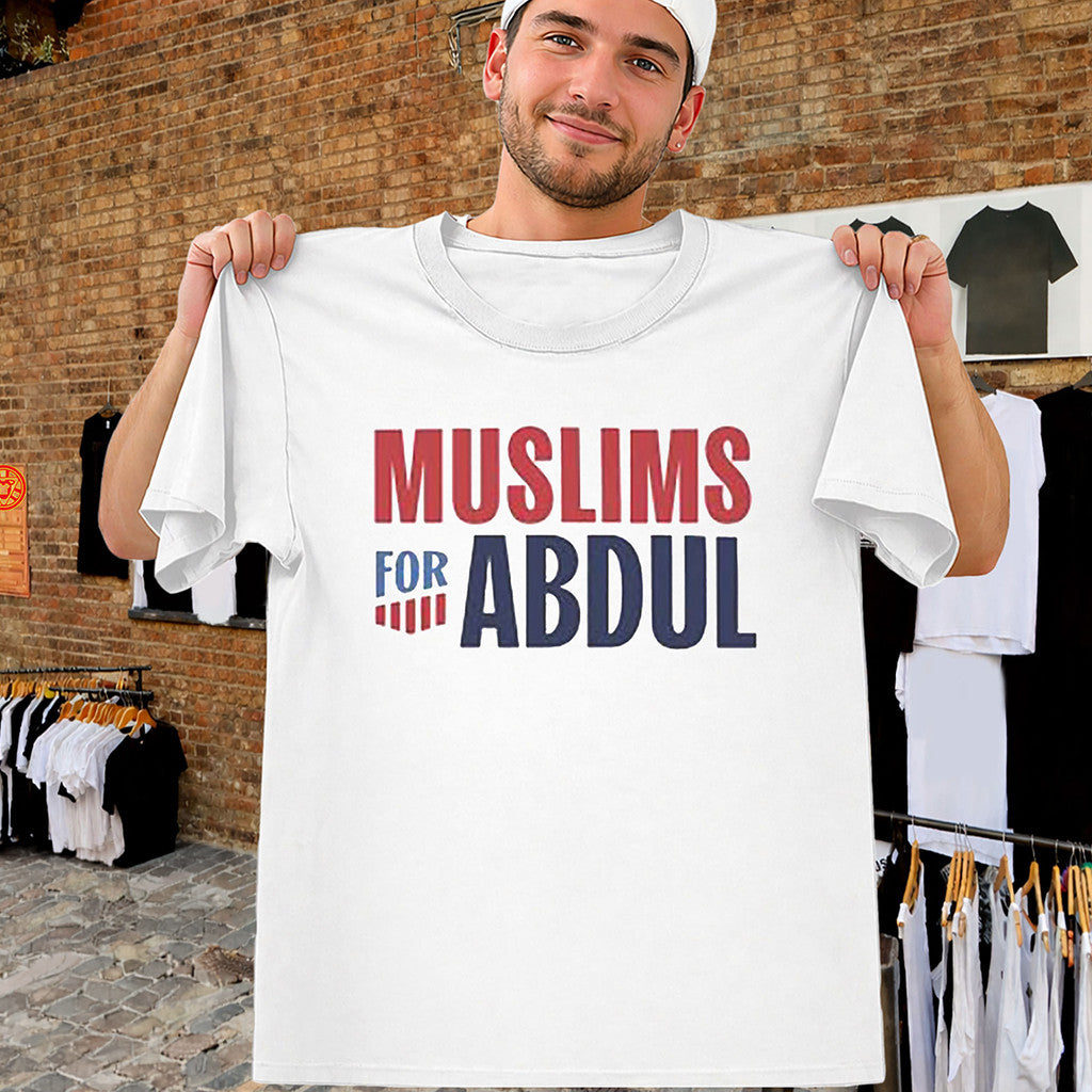 Muslims For Abdul T-Shirt Abdul El-Sayed 2026 Michigan Senate Tee Gifts For Him - Merchluma