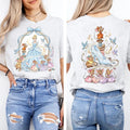 Cinderella Watercolor Coquette Bow T-Shirt Jaq Gus Gus Shirt D Cinderella Merch Gift For Her - Merchluma