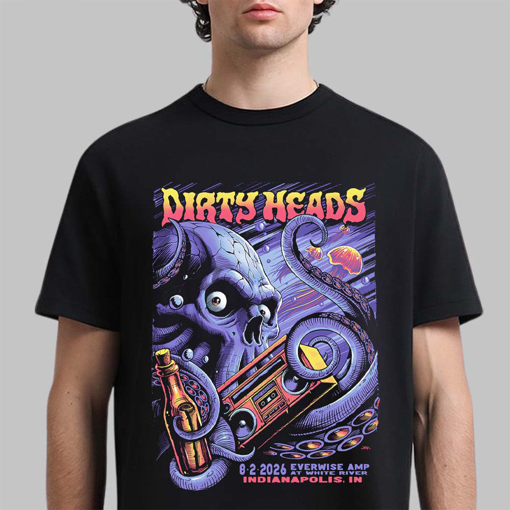 Dirty Heads Indianapolis IN 2026 Event T-Shirt Dirty Heads Merch Unique Gifts For Fans - Merchluma