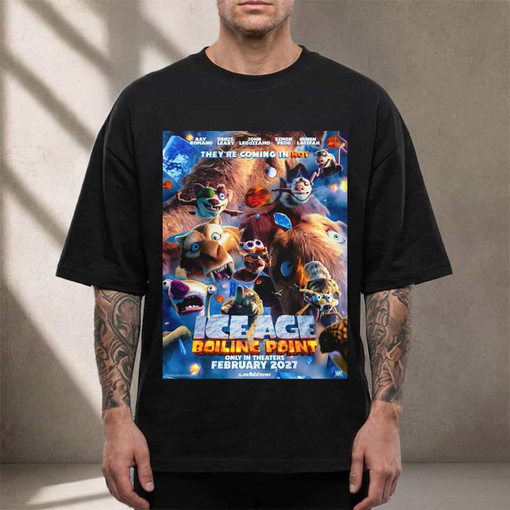 Ice Age Boiling Point 2027 Poster Movie T-Shirt Ice Age Merch Useful Gifts For Husband - Merchluma