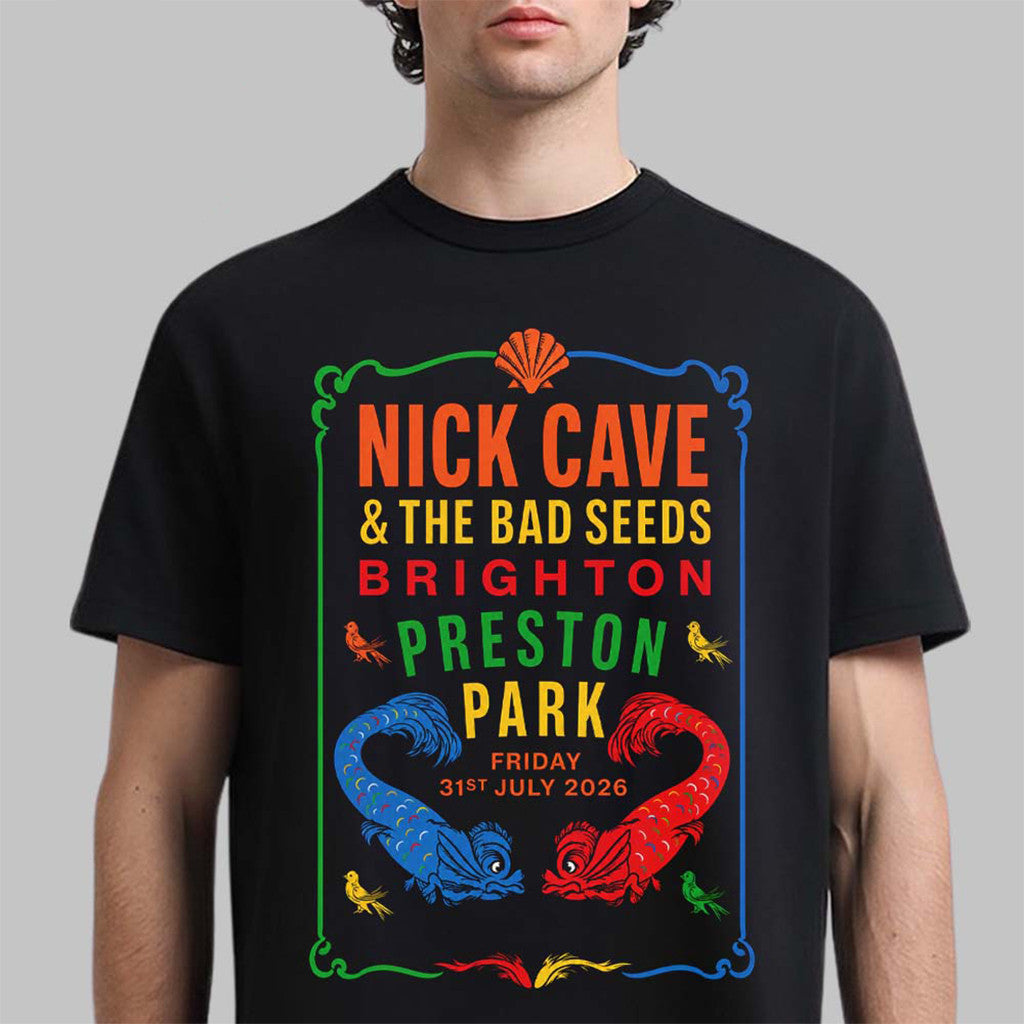 Nick Cave And The Bad Seeds Merch Brighton Preston Park 2026 Event T-Shirt Gifts Ideas - Merchluma