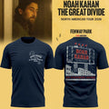 Boston Red Sox X Noah Kahan The Great Divide Tour Shirt Noah Kahan Merch Gifts For Music Fans - Merchluma