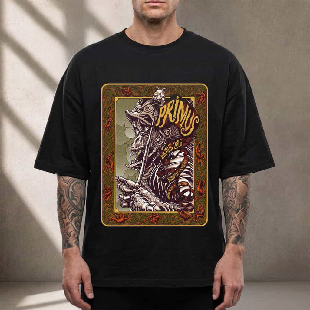 Primus Band Budapest Hungary 2026 Event Poster T-Shirt Primus Merch Unique Gift For Men - Merchluma