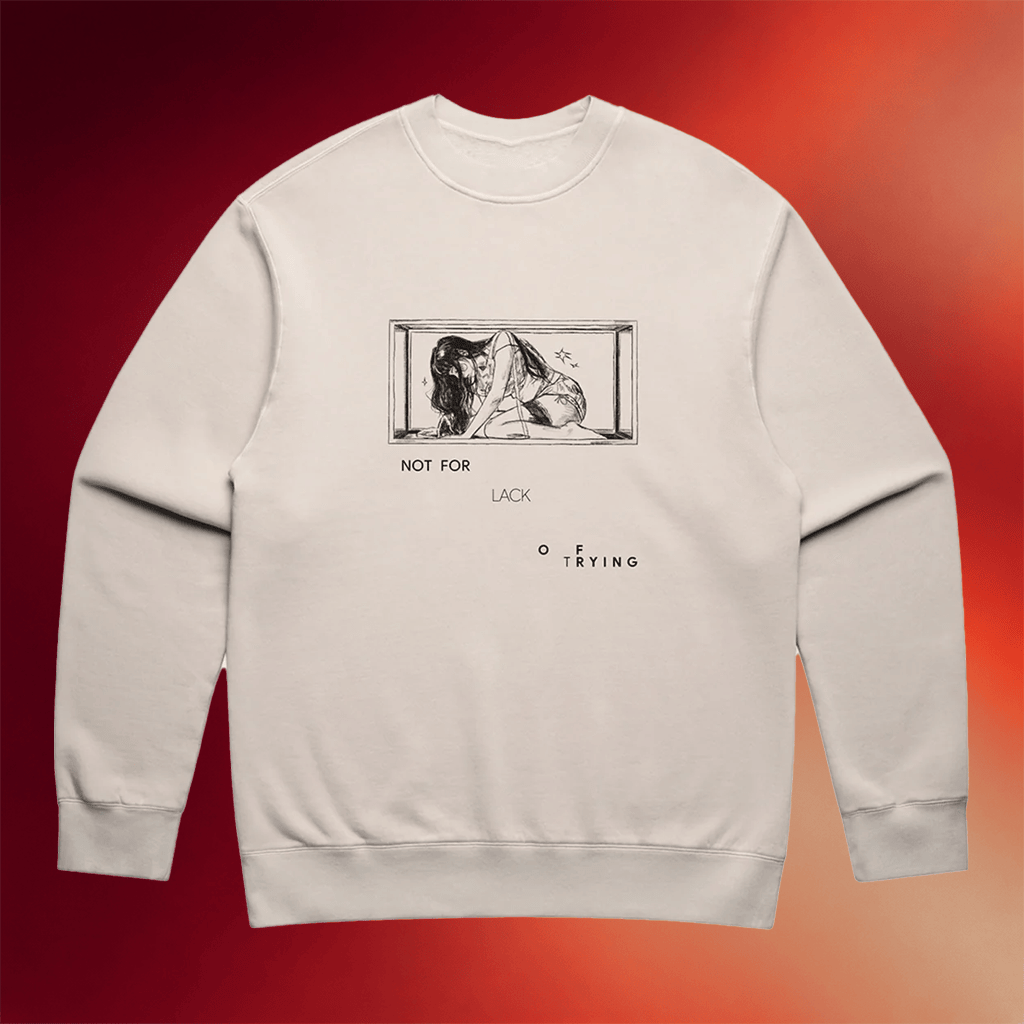 Dodie Merch 2026 Not For Lack Of Trying Sweatshirt Cool Gifts For Music Lovers - Merchluma