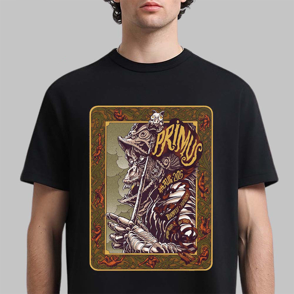 Primus Budapest Hungary 2026 Event Poster T-Shirt Primus Merch Present - Merchluma