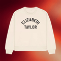 Elizabeth Taylor Merch 2026 Elizabeth Taylor Collegiate Sweatshirt Gift For Friends - Merchluma