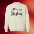 Ella Langley Merch 2026 Paint The Town Blue Crewneck Ella Langley Sweatshirt Music Fan Gifts - Merchluma