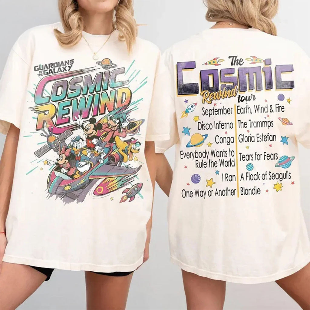 Mickey Friends Guardians Of The Galaxy Cosmic Rewind T-Shirt 2026 Best Gift For Daughter - Merchluma