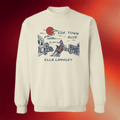Ella Langley Merch 2026 Paint The Town Blue Sweatshirt Ella Langley Crewneck Fan Gifts - Merchluma