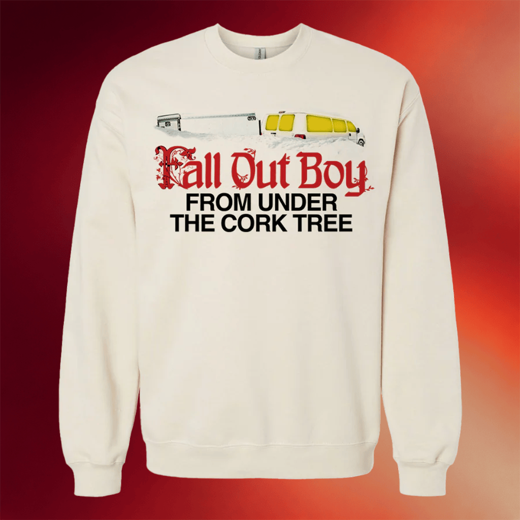 Fall Out Boy Merch Van Crewneck Fall Out Boy From Under The Cork Tree Sweatshirt Gift For BFF - Merchluma
