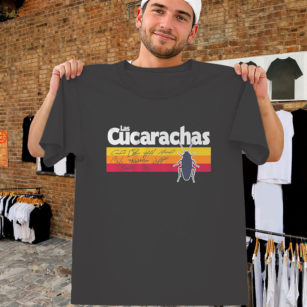 Las Cucarachas T-Shirt Houston Baseball Cockroaches Tee Gift Ideas For Him - Merchluma