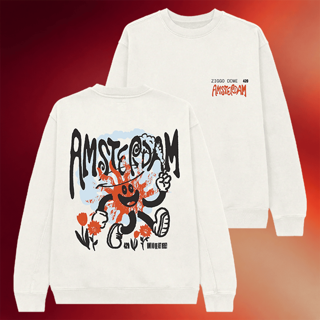 Louis Tomlinson Merch Amsterdam 420 Crewneck How Did We Get Here Tour 2026 Sweatshirt Fan Gifts - Merchluma