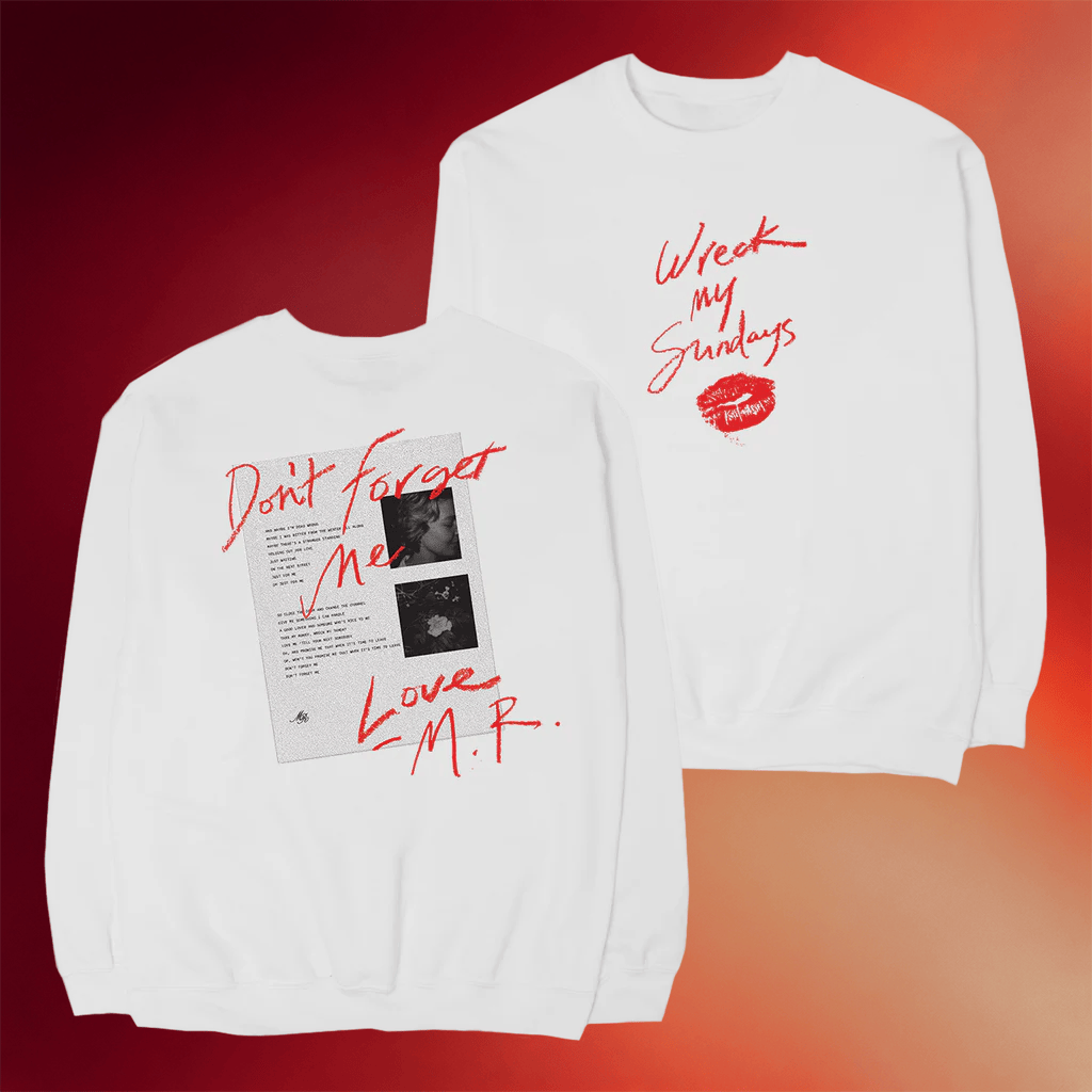Maggie Rogers Merch 2026 Wreck My Sundays Crewneck Don't Forget Me Sweatshirt Gifts For BFF - Merchluma