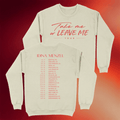 Idina Menzel Merch 2026 Take Me Or Leave Me Tour Sweatshirt Gifts For Music Lovers - Merchluma
