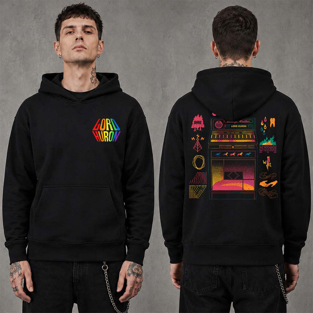 Lord Huron Cosmic Selector Tour 2026 Merch Rainbow Hoodie Birthday Gift For Him - Merchluma