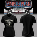 Simple Plan Bigger Than You Think Tour Merch 2026 Cat Sorry I Can't Be Purrfet V-Neck Shirt - Merchluma