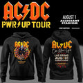 AC DC PWR UP Tour 2026 Las Vegas Raiders Hoodie AC DC Concert Merch Gift For Music Lovers - Merchluma