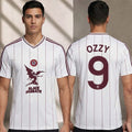 Aston Villa X Black Sabbath V-Neck Jersey 2026 Aston Villa Merch Birthday Gift For Him - Merchluma