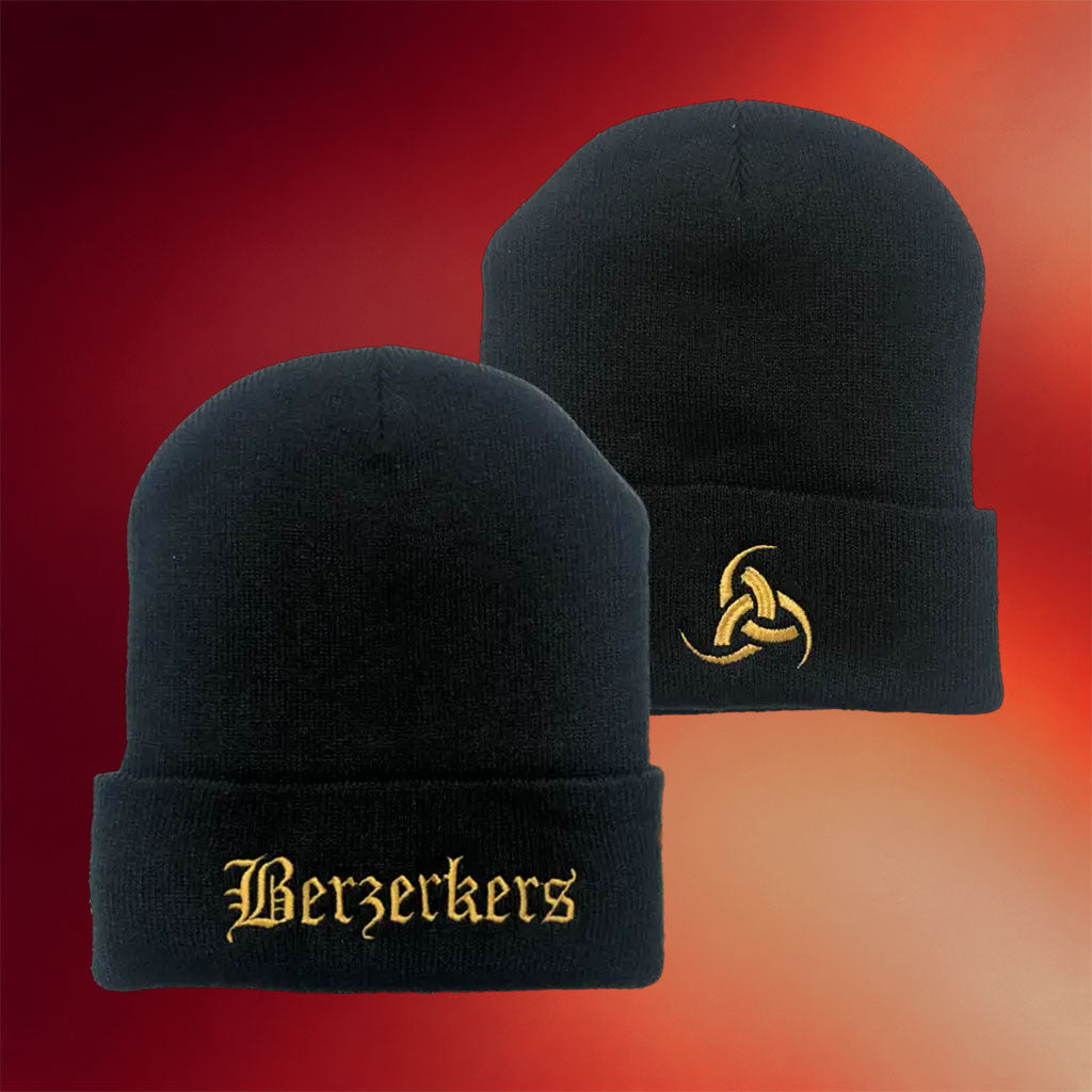Black Label Society Merch Embroidered Berzerkers Beanie Gift Ideas For Him - Merchluma