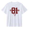 Kaleb Edwards 81 Alabama Crimson Tide T-Shirt White Kaleb Edwards Merch Football Fan Gifts - Merchluma