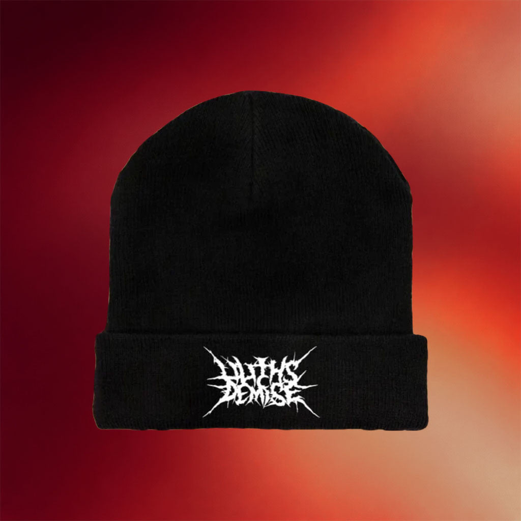 Lilith's Demise Merch 2026 Lilith's Demise Logo Beanie Embroidered Black Cool Gifts For Music Lovers - Merchluma