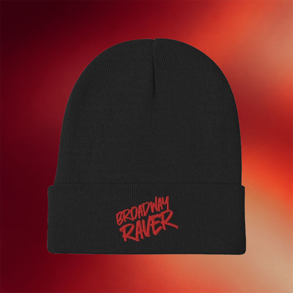 Broadway Rave Merch 2026 Broadway Raver Beanie Embroidered Black Good Fathers Day Gifts - Merchluma