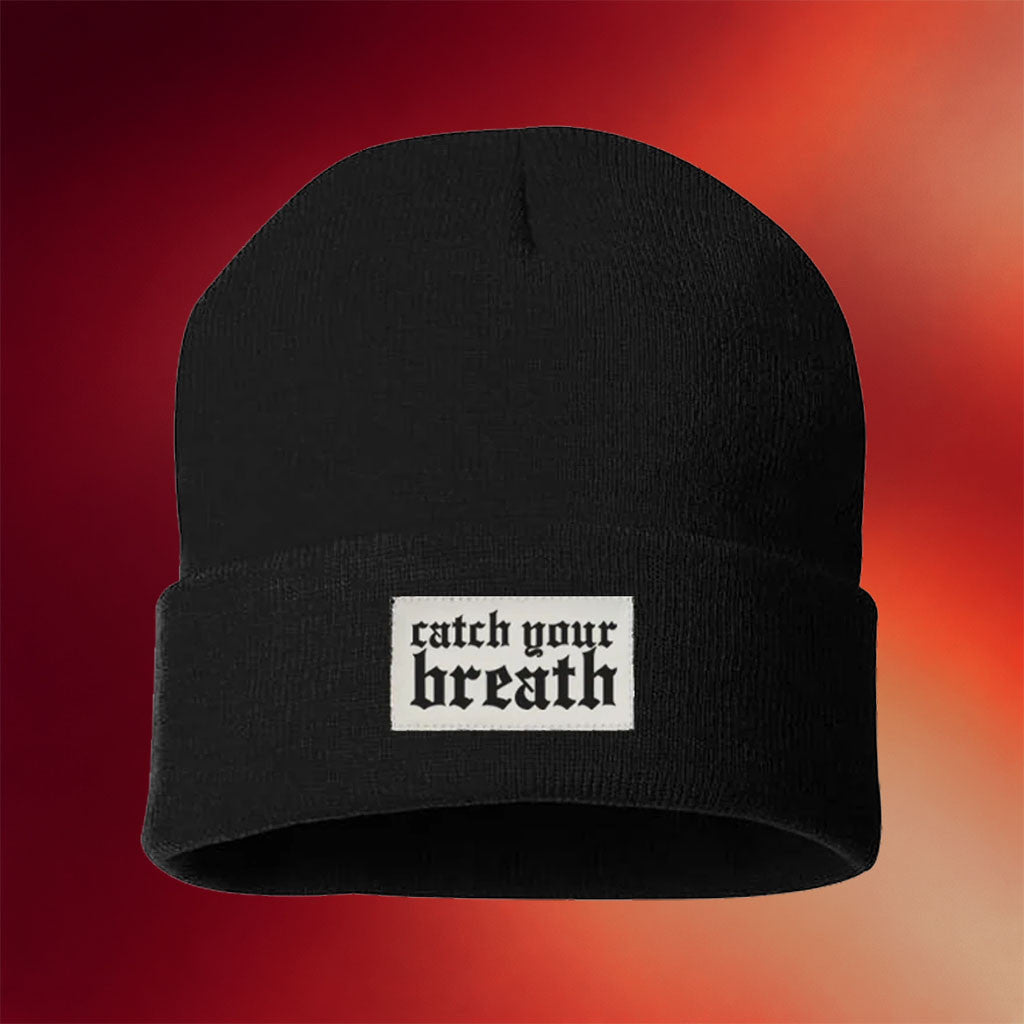 Catch Your Breath Merch 2026 Logo Beanie Embroidered Black Presents For Rock Music Lovers - Merchluma