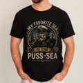 My Favorite Sea Is The Puss Sea T-Shirt Funny Dirty Joke Shirt Gift For Brothers - Merchluma