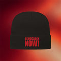 Democracy Now Merch 2026 Democracy Now Beanie Embroidered Birthday Gifts For Husband - Merchluma