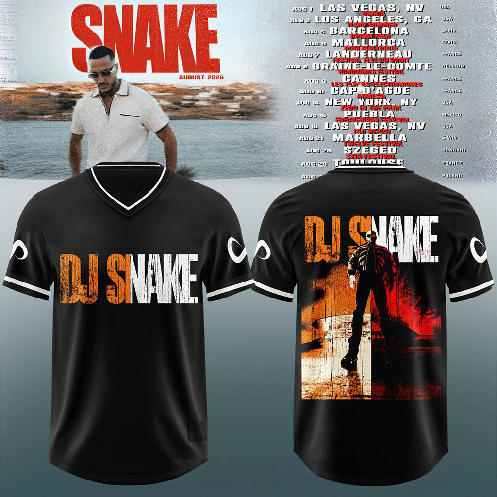 DJ Snake 2026 Tour X Era 26 Football Jersey DJ Snake Merch Unique Gift For Dudes - Merchluma