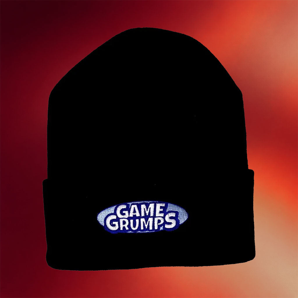 Game Grumps Merch Game Grumps Black Beanie Embroidered Birthday Gifts For Brother In Law - Merchluma