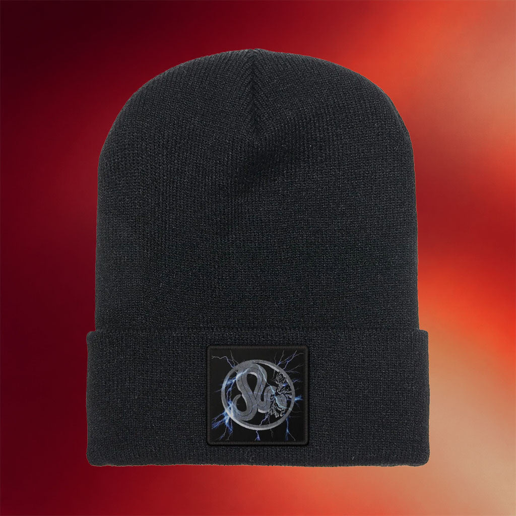 Left To Suffer Merch 2026 Lightning Beanie Embroidered Gift Ideas For Music Lovers - Merchluma