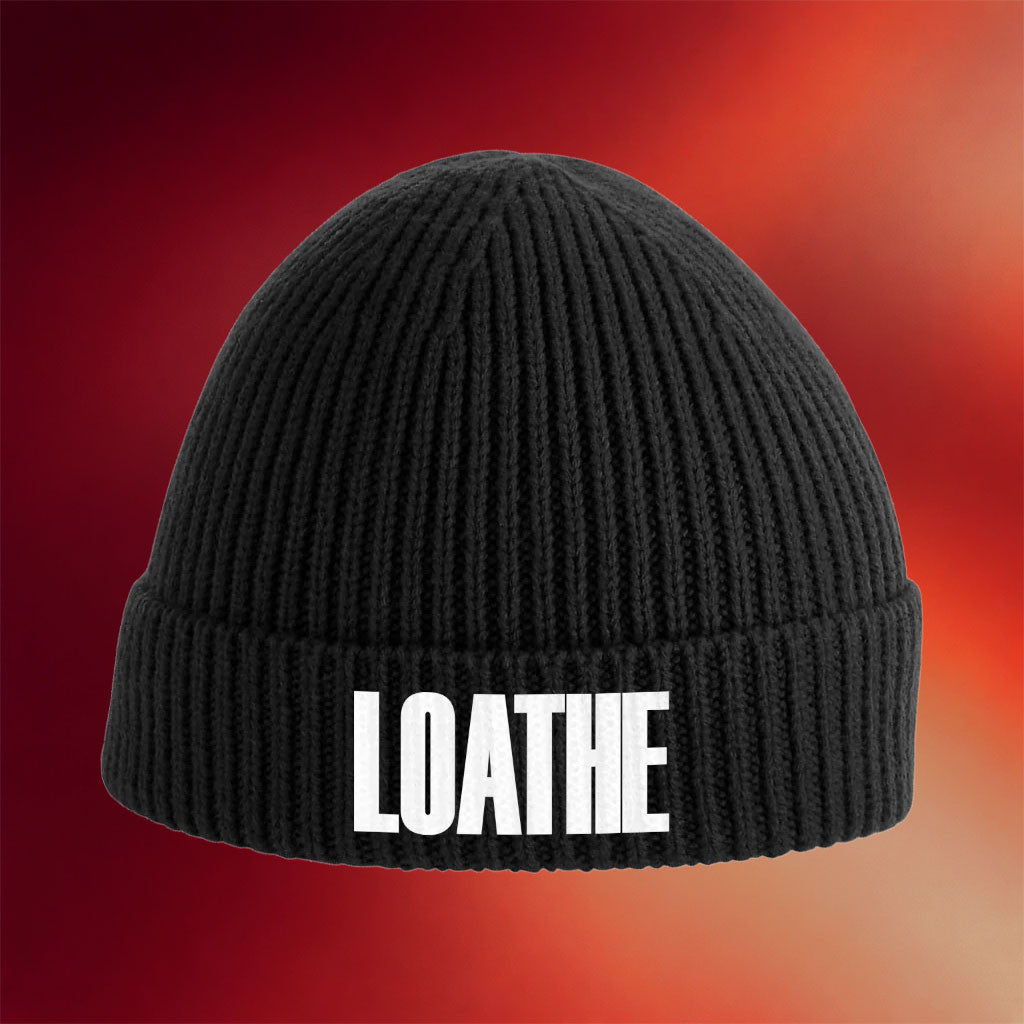 Loathe Merch 2026 Logo Beanie Embroidered Loathe Band Merch Gifts For Music Lovers - Merchluma