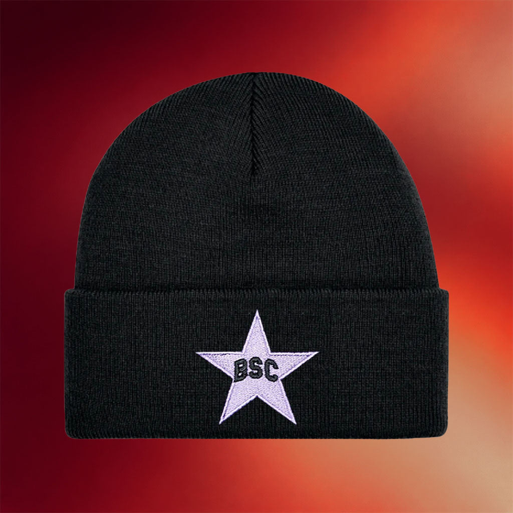 Maisie Peters Merch 2026 BSC Beanie Embroidered Black Maisie Peters Tour Merch Gifts For Music Lovers - Merchluma