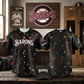 Birmingham Barons X Harry Potter Night Black Baseball Jersey Birmingham Barons Merch Fan Gifts - Merchluma