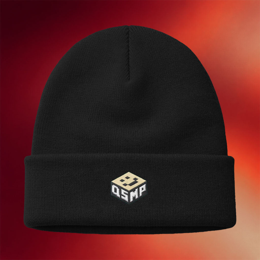 QSMP Merch 2026 QSMP Season II Signature Black Beanie Embroidered Present For Dudes - Merchluma