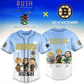 Boston Bruins X RUSH Fifty Something World Tour 2026 Jersey Boston Bruins Merch Gift For Fans - Merchluma