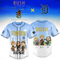 Detroit Tigers X RUSH Fifty Something World Tour Jersey 2026 Detroit Tigers Merch Gifts For Fans - Merchluma