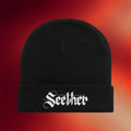 Seether Merch Seether Logo Black Beanie Embroidered Birthday Gifts For Music Lovers - Merchluma