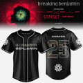 Breaking Benjamin American Tour 2026 Baseball Jersey Breaking Benjamin Merch Gifts For Fans - Merchluma