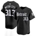 Detroit Tigers Motor City 313 Gothic Edition Jersey Detroit Tigers Merch Gift For Fans - Merchluma