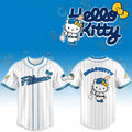 Myrtle Beach Pelicans X Hello Kitty Classic Striped 2026 Night Game Jersey Pelicans Merch - Merchluma